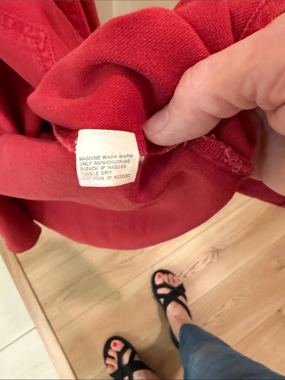 Levi's Vintage 90’s Men's Casual Button-Down Shirt — Red